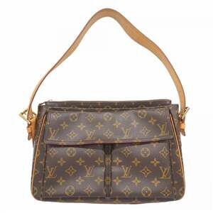 Louis Vuitton Monogram Viva Cite GM Shoulder Bag M51163 Brown Women's